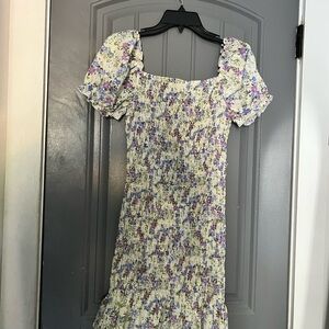 Floral Smocked Dress